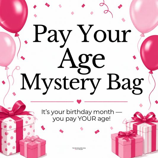 Pay Your Age Mystery Birthday 🎂 Bag