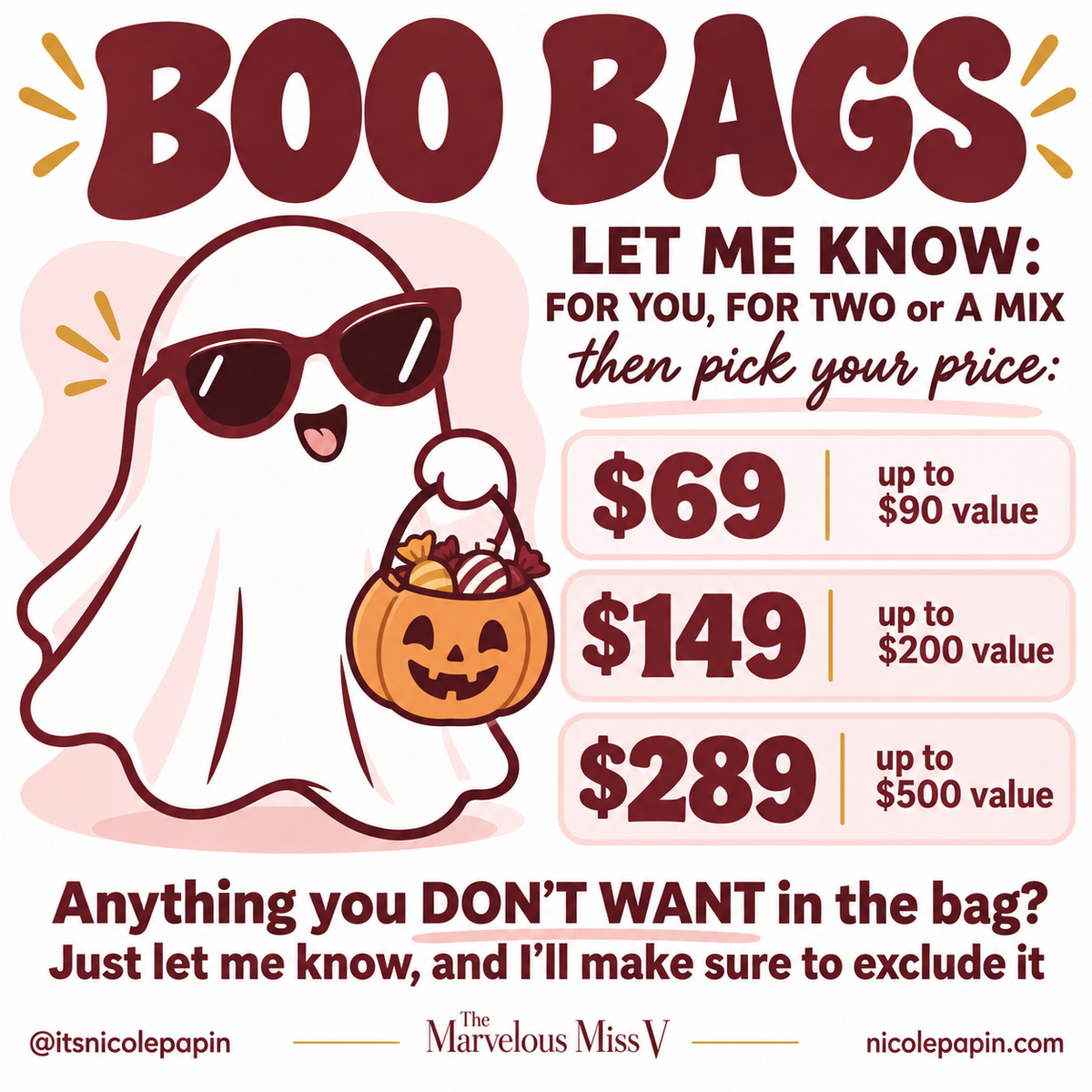 Boo Bags 👻